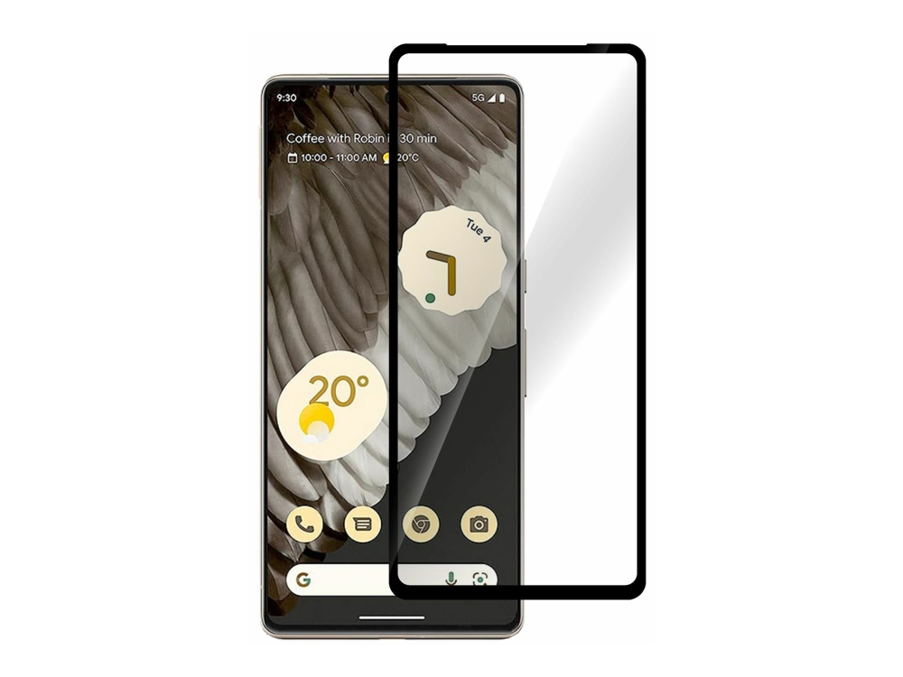 Estuff Es515048, Google, Google Pixel 7 Pro, Trockene Anwendung, Kratzresistent, Schwarz, 1 Stück(E)