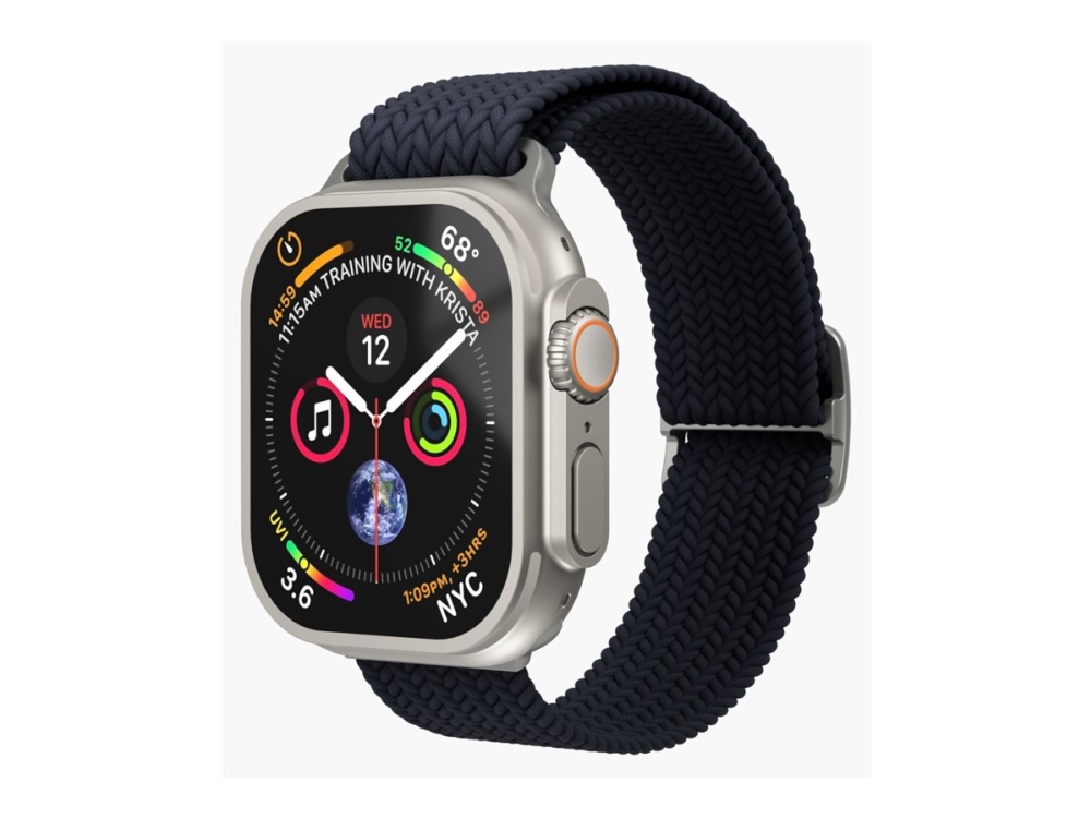 Vonmählen - Løkke For Smart Watch - Marineblå - For Apple Watch Hermès Series 9, Se 3, Series 10, Series 11, Series 8, Series 9
