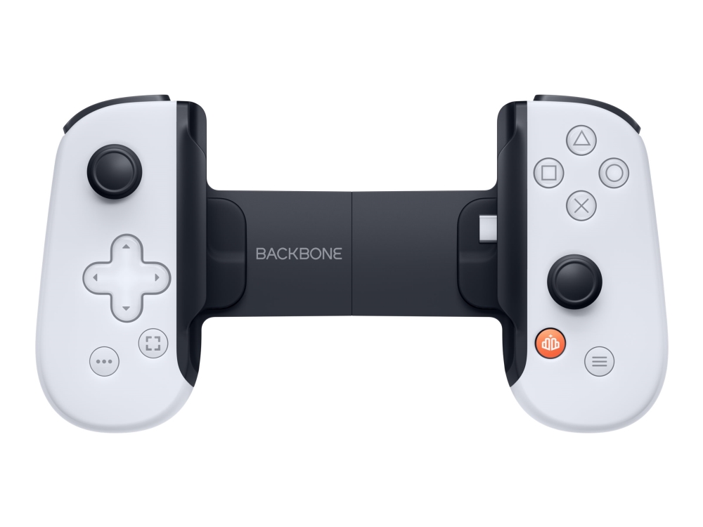 Backbone One - PlayStation Edition - spelkontroll - kabelansluten - vit - för Android, iOS | Spel - Joystick och spelkontroller - Xbox Controller | GameStuff