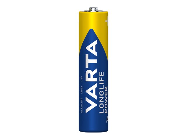 Varta Longlife Power - Batteri 12 x AAA / LR03 - alkaliskt mangan | EL Artiklar - Batteri - Knappcell batteri | GameStuff