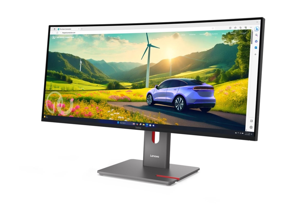 Lenovo Thinkvision P27qd-40 - Led-Skærm - 27" - 2560 X 1440 Qhd @ 120 Hz - Ips - 350 Cd/M² - 1500:1 - 4 Ms - Hdmi, Displayport - Ravnsort