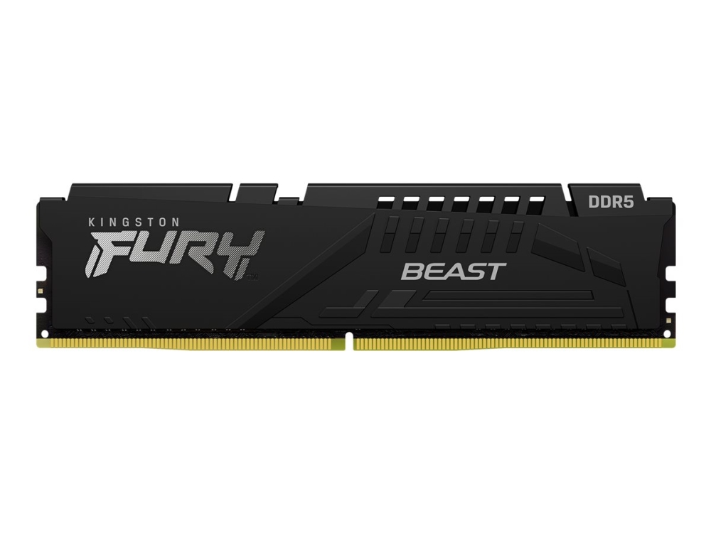 Kingston Technology Fury Beast 64Gb 5600Mt/S Ddr5 Cl36 Dimm (2Er-Kit) Schwarz, 64 Gb, 2 X 32 Gb, Ddr5, 288-Pin Dimm
