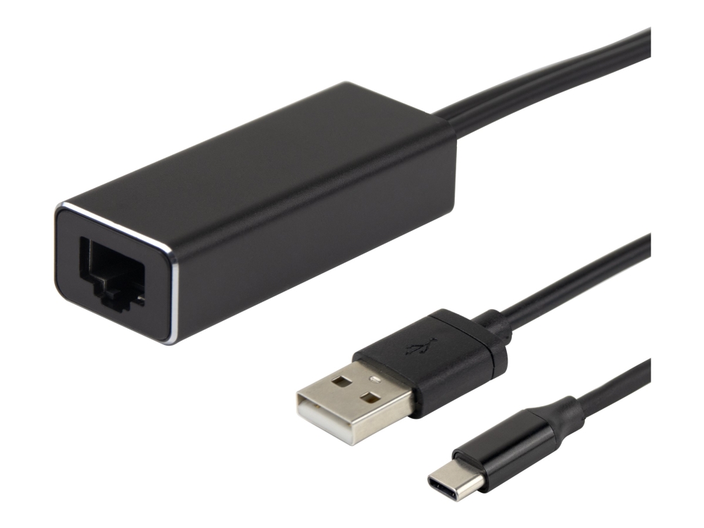 Deltaco Usbc-Cast-Eth, Usb Typ-C, Schwarz