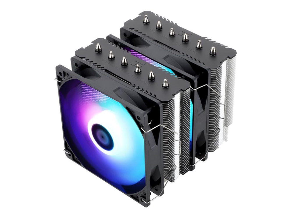 Thermalright Peerless Assassin 120 Se Argb, Luftkühler, 12 Cm, 1550 Rpm, 25,6 Db, 66,17 Cfm, Schwarz