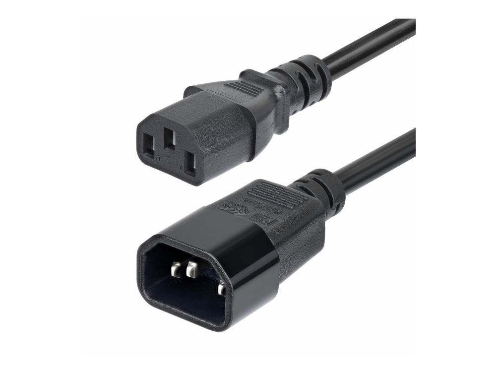 Startech.Com 4.5M Verlängerungskabel, C14 Auf C13, 15A 250V, Kema-Keur - Verlängerungskabel - Iec 60320 C14 Auf Iec 60320 C13 - Ac 250 V - 15 A - 4.6