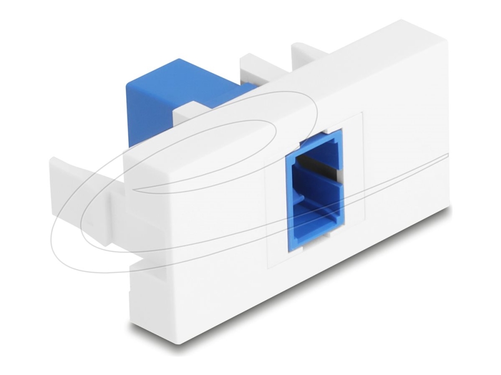 Delock Easy 45 Modul Sc Simplex Buchse Zu Sc Simplex Buchse Blau / Weiß