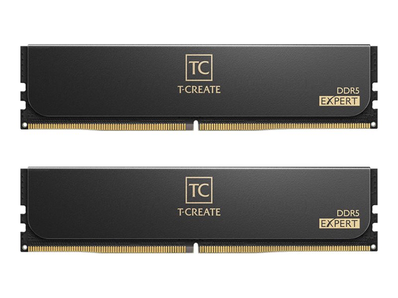 T-Create Expert - Ddr5 - Sæt - 32 Gb: 2 X 16 Gb - Dimm 288-Pin - 3200 Mhz / Pc5-51200 - Cl32 - 1.35 V - Ikke Bufferet - On-Die Ecc - Sort