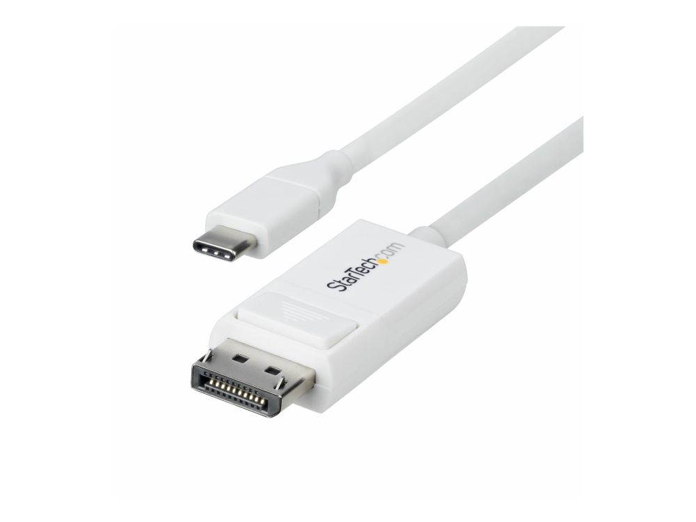 Startech.Com 6.6Ft (2M) Usb C To Displayport 1.2 Cable, Bidirectional - Displayport Kabel - 24 Pin Usb-C (Han) Til Displayport (Han) - Displayport 1.