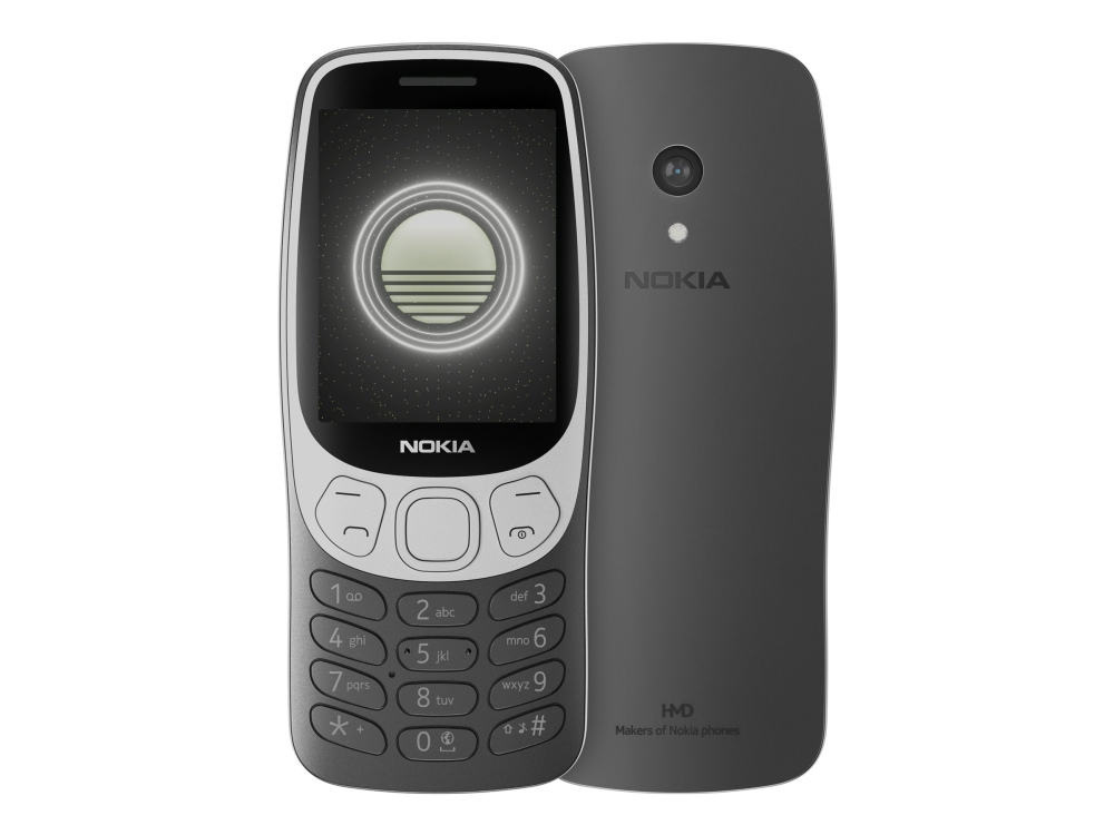 Nokia 3210 (2024) Tastenhandy 4G 2,4" Dual-Sim 2 Mp, Grunge Black