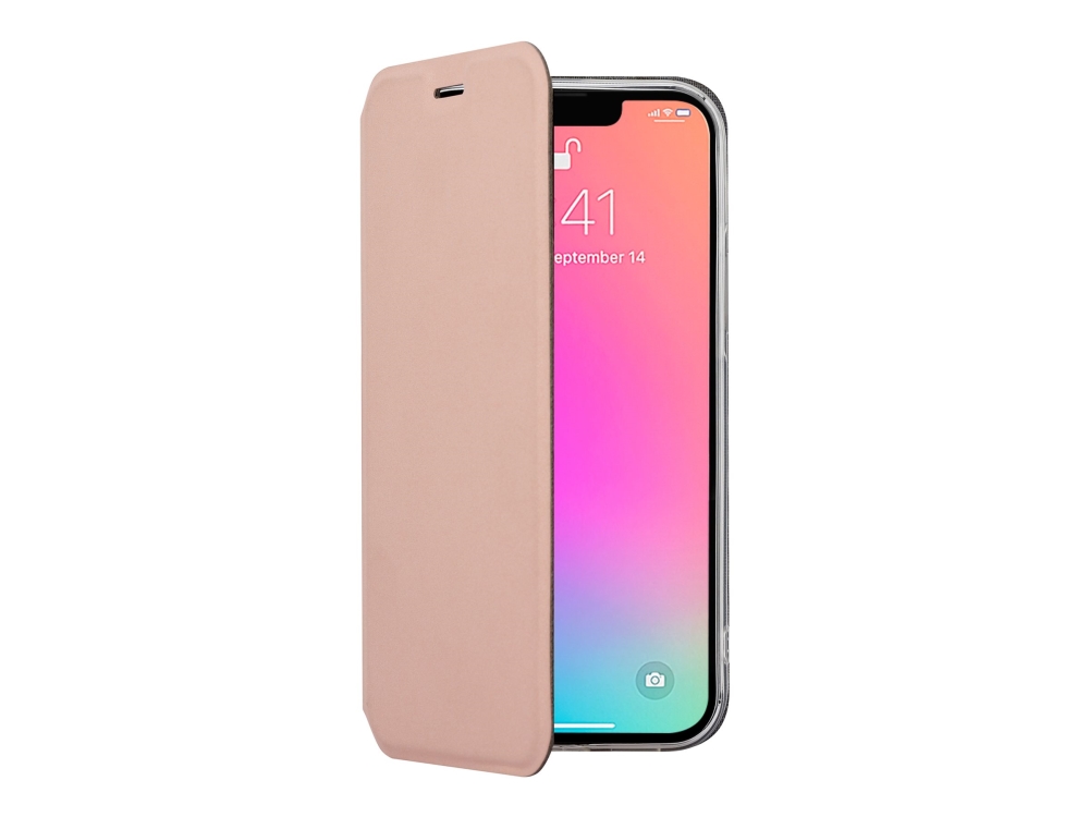 Screenor Clever - Flipomslag Til Mobiltelefon - Magsafe-Kompatibilitet - Økolæder, Termoplastisk Polyuretan (Tpu) - Pink - For Apple Iphone 16E