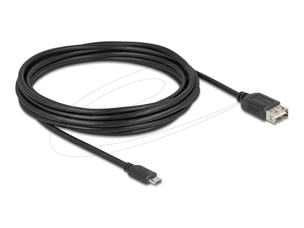 Delock Usb 2.0-Kabel Easy Usb Type Micro-B Han Til Easy Usb Type A Hun 5 M