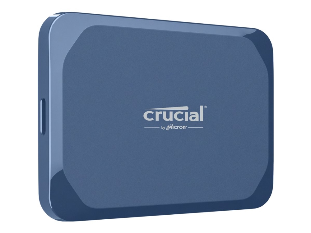 Crucial X10 - SSD - krypterat - 4 TB - extern (portabel) - USB 3.2 Gen 2x2 (USB-C kontakt) - 256 bitars AES - matt blå | Datorkomponenter - Hårddisk & Lagring - Externa hårddiskar | GameStuff