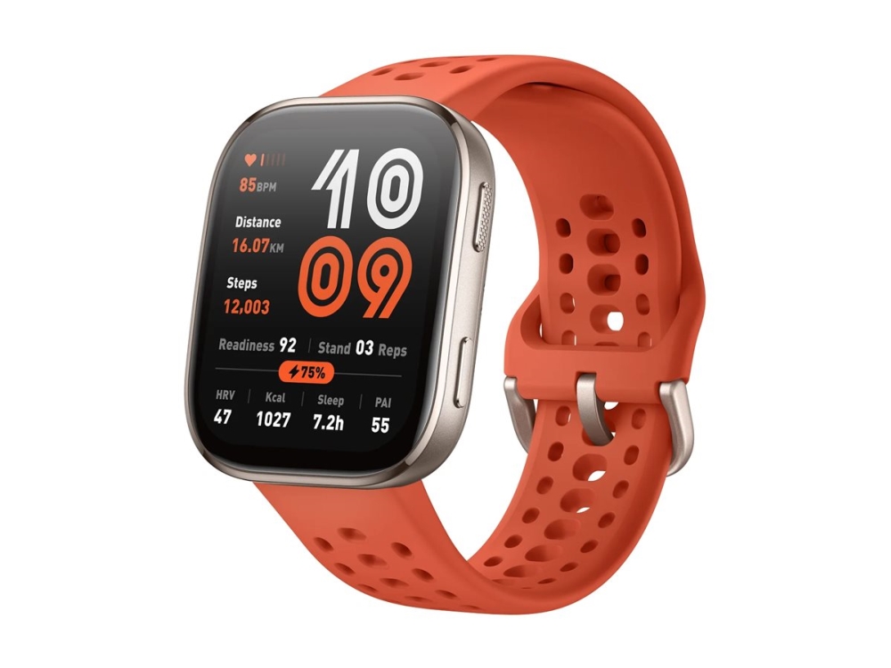 Amazfit Bip 6 Red, 5 cm (1.97), AMOLED, Kosketusnäyttö, 512 GB, GPS (satelliitti), 27,9 g