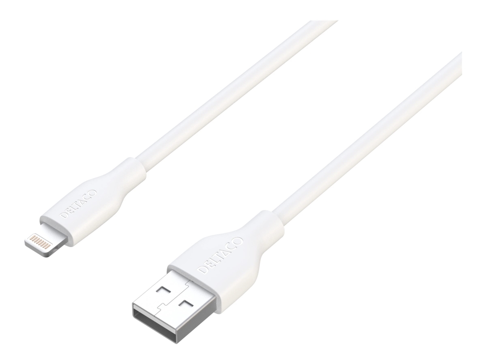 Deltaco - Lightning-Kabel - Usb Han Til Lightning Han - 1 M - Hvid