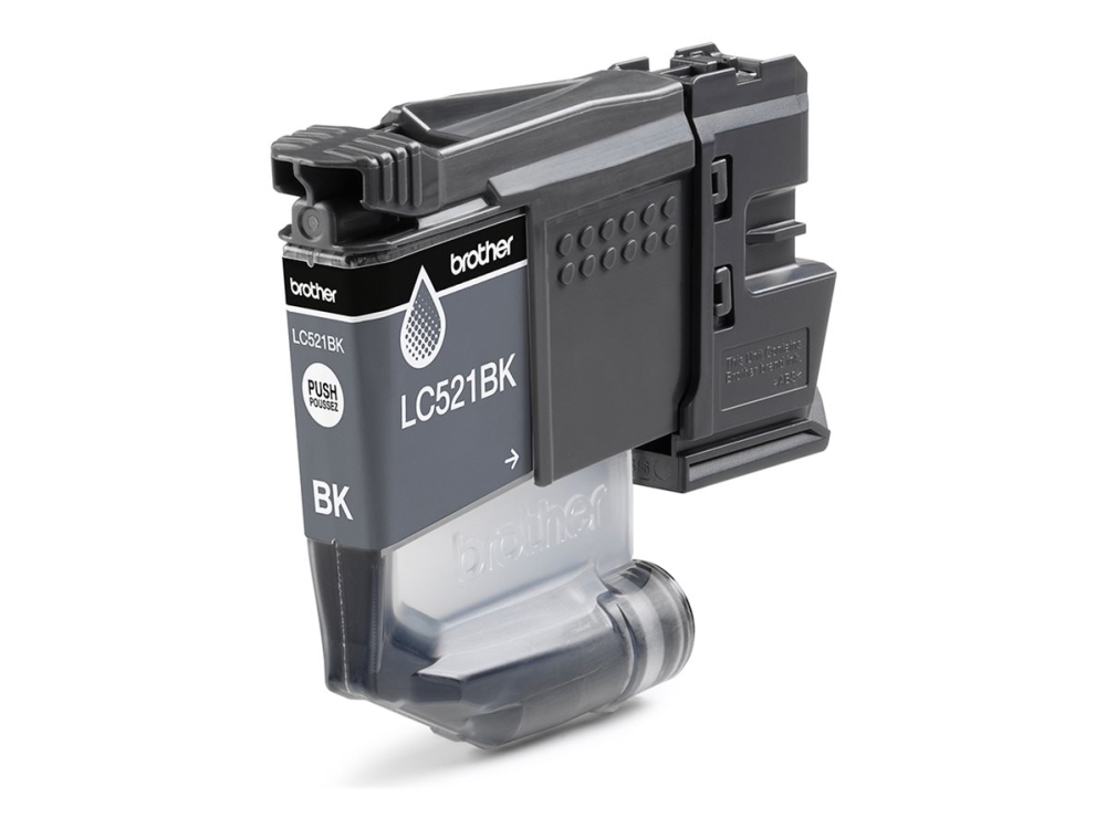 Brother LC521BK - Sort - original - pude pakke - blækpatron - for Brother DCP-J1260W, DCP-J1310DW, DCP-J1313DW, DCP-J1460DW