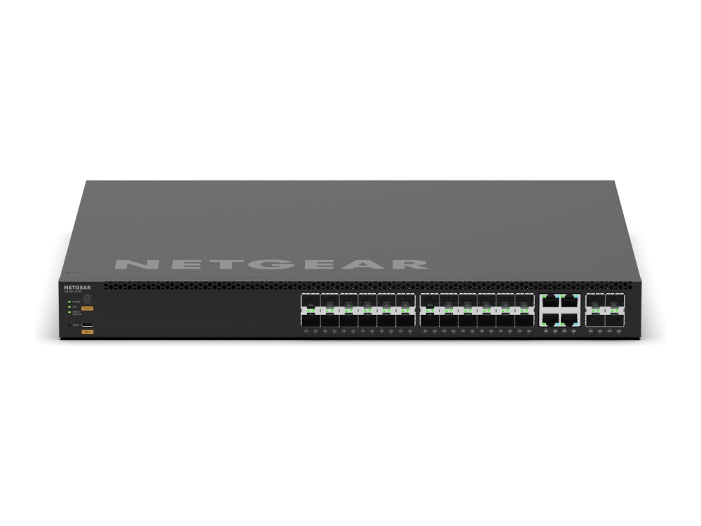 Netgear Msm4328f, Managed, L3, 10G Ethernet (100/1000/10000), Rack Mounting, 1U