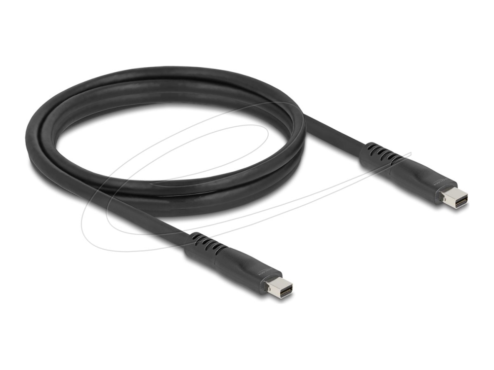 Delock - Displayport Kabel - Mini Displayport (Han) Til Mini Displayport (Han) - Displayport 2.1 - 1.5 M - Op Til 80 Gbps Datatransferhastighed, 16K6