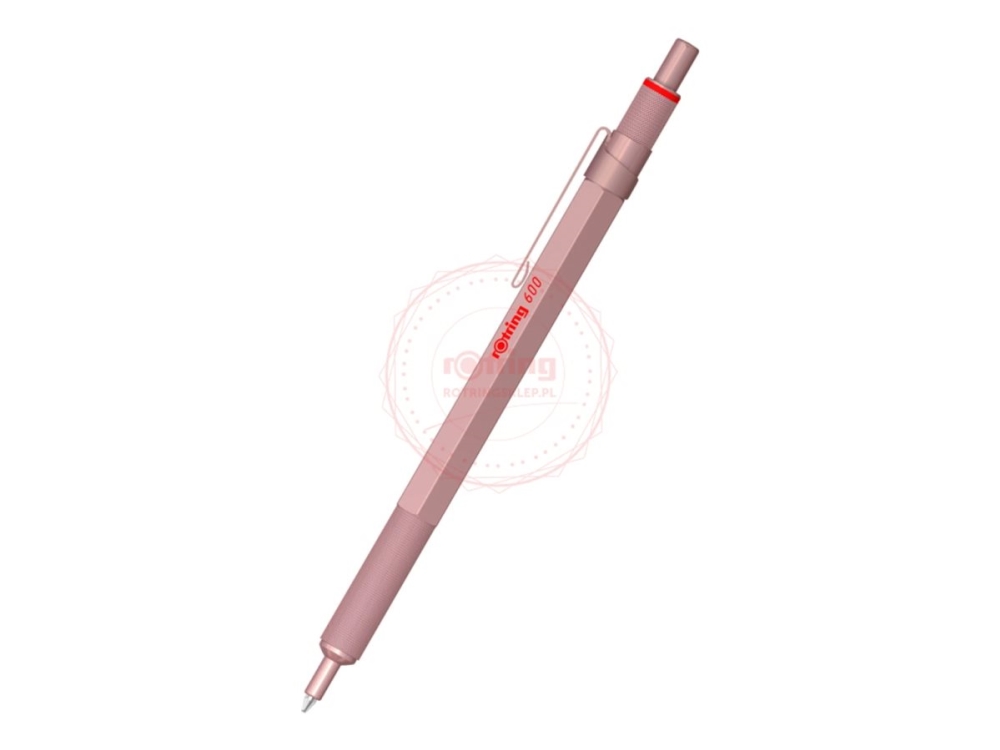 Rotring 600 kulspetspenna, roséguld | Skrivredskap - Kulspetspennor & Reservoarpennor - Kulspetspennor med tryckknapp | GameStuff