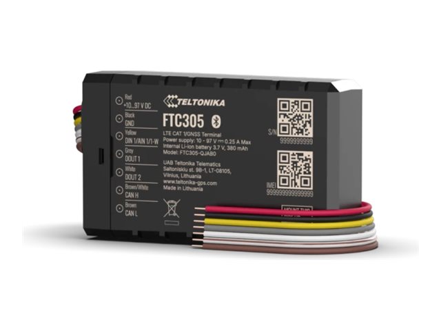 Teltonika FTC305 - GPS/GLONASS/GALILEO/BeiDou/QZSS paikannuslaite - 128 MB