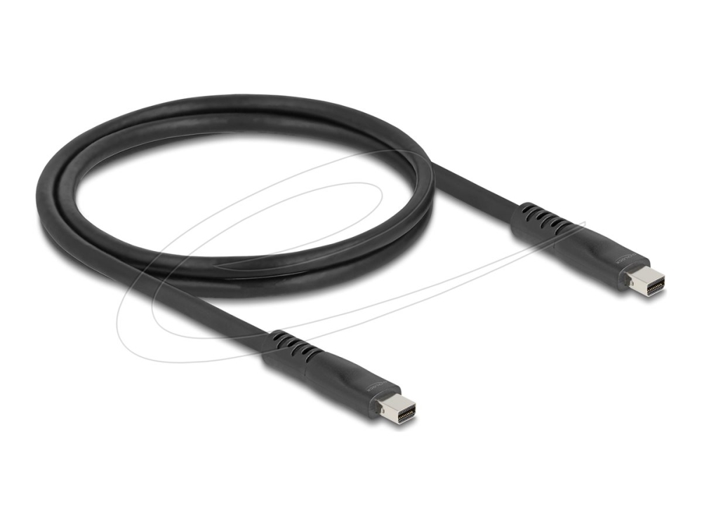 Delock - Displayport Kabel - Mini Displayport (Han) Til Mini Displayport (Han) - Displayport 2.1 - 1 M - Op Til 80 Gbps Datatransferhastighed, 16K60