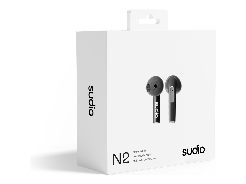 Sudio N2blk, True Wireless Stereo (Tws), Anrufe/Musik, 42,12 G, Kopfhörer, Schwarz