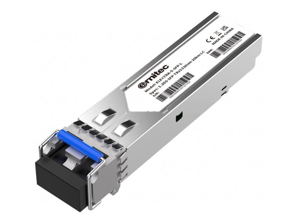 Ernitec Electra - Sfp (Mini-Gbic) Transceiver-Modul - 1.25Gbe - Über Glasfaser - Ethernet 1.25Gbase-T - Lc Single Mode - Bis Zu 10 Km - 1310 Nm