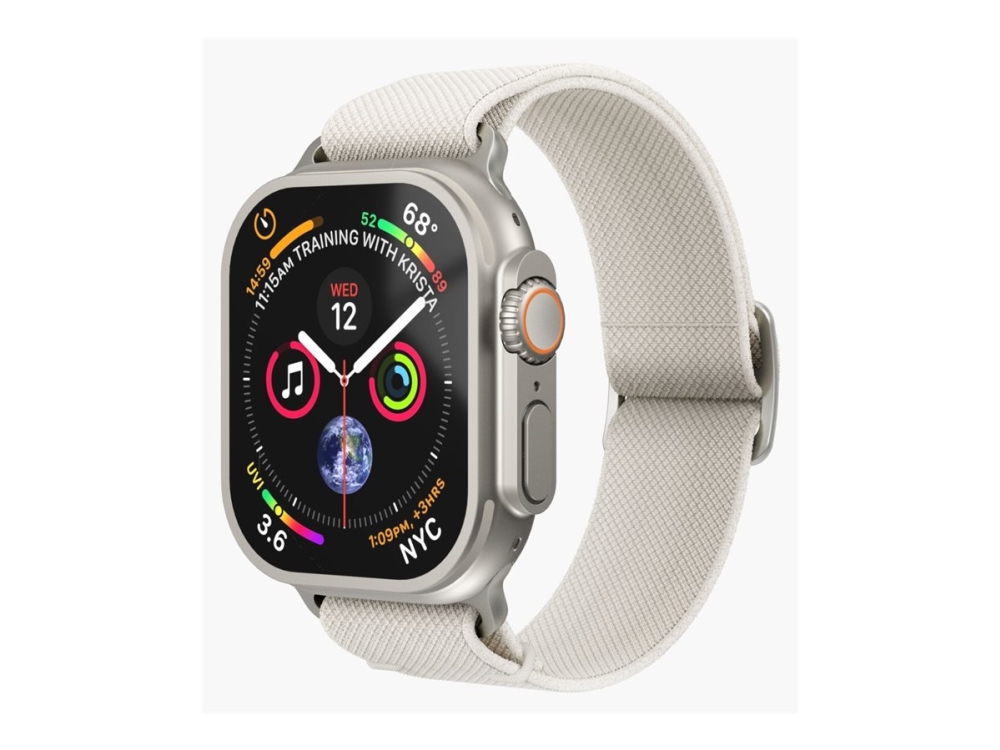 Vonmählen - Løkke For Smart Watch - Nylon - Fløde - For Apple Watch (40 Mm, 41 Mm, 42 Mm)