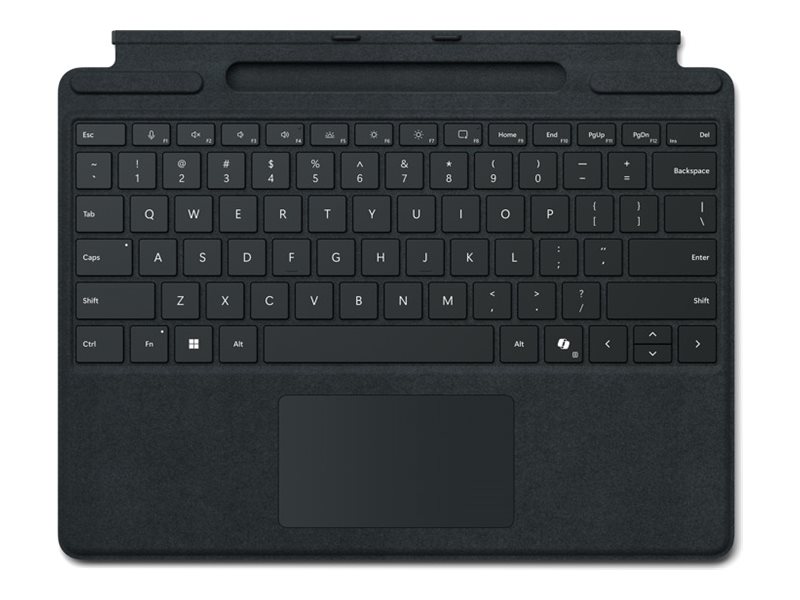 Microsoft 8Xb-00148, Italienisch, Touchpad, Microsoft, Surface Pro 11 Surface Pro 10 Surface Pro 9 Surface Pro 8, Schwarz, Alcantara