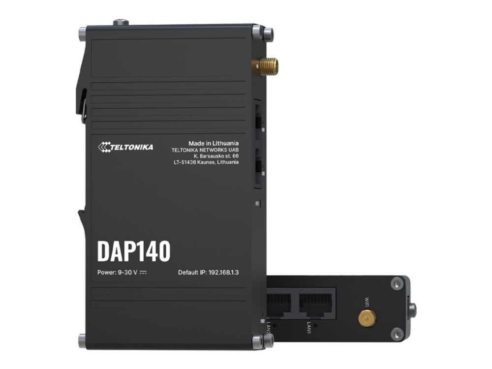 Teltonika DAP140 - Trådlös åtkomstpunkt - industriell - 100Mb LAN, PPP - Wi-Fi - monterbar på vägg/DiN-skena | Datortillbehör - Nätverk - Trådlösa routrar och AP | GameStuff