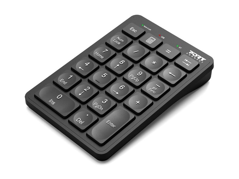 PORT Connect - Tastatur - kan genoplades - trådløs - Bluetooth