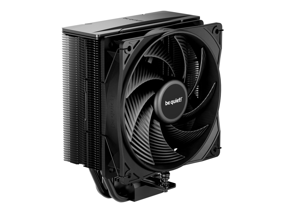 be quiet! Pure Rock 3 - Processorkylare - (för: LGA1150, LGA1151, LGA1155, LGA1200, LGA1700, LGA1851, AM4, AM5) - kopparbas med aluminiumfenor - 120 mm - svart | Datorkomponenter - Kylning & moddning - CPU Kylning | GameStuff