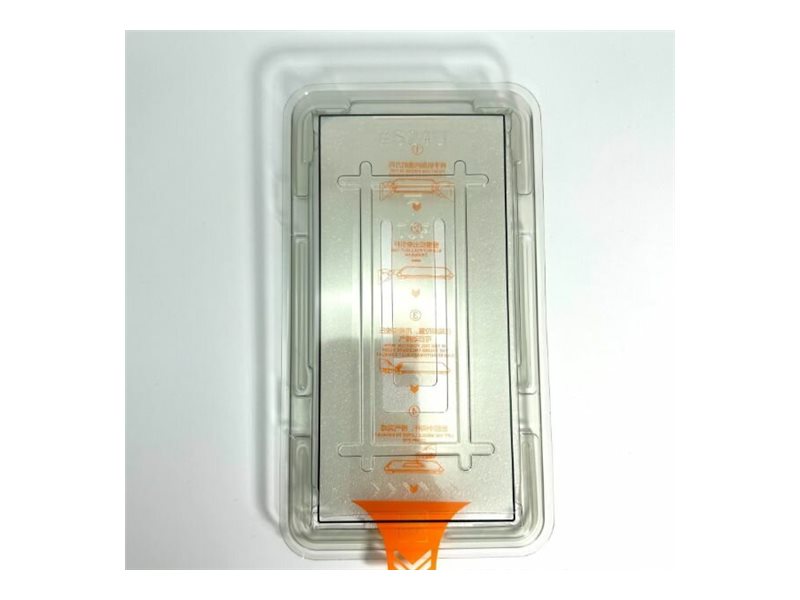 Estuff - Skærmbeskytter For Mobiltelefon - With Single Use Installation Frame - Glas - Rammefarve Sort (Pakke Med 50) - For Samsung Galaxy A26