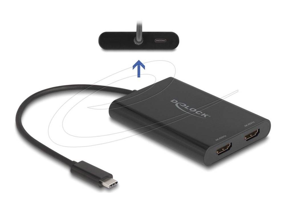 Delock - Dockingstation - Usb-C / Thunderbolt 3 / Thunderbolt 4 - 2 X Hdmi