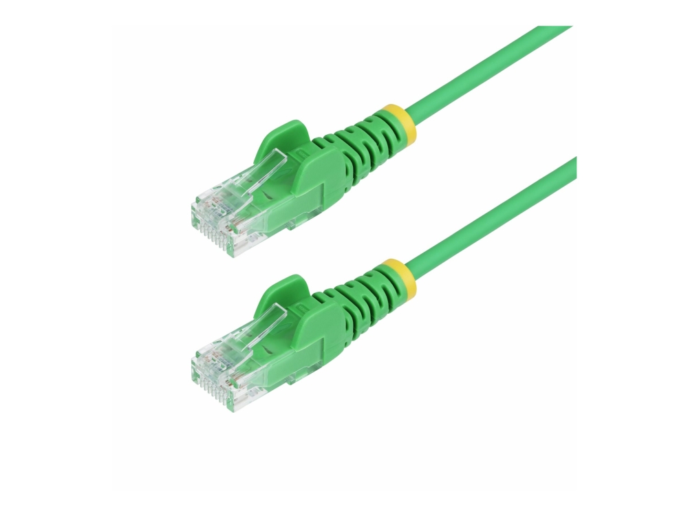 Startech 2.5M Green Slim Cat6 Ethernet Cable, Snagless, 28Awg, Lszh - Patchkabel - Rj-45 (Han) Til Rj-45 (Han) - 2.5 M - 3.6 Mm - Utp - Cat 5/5E/6 -