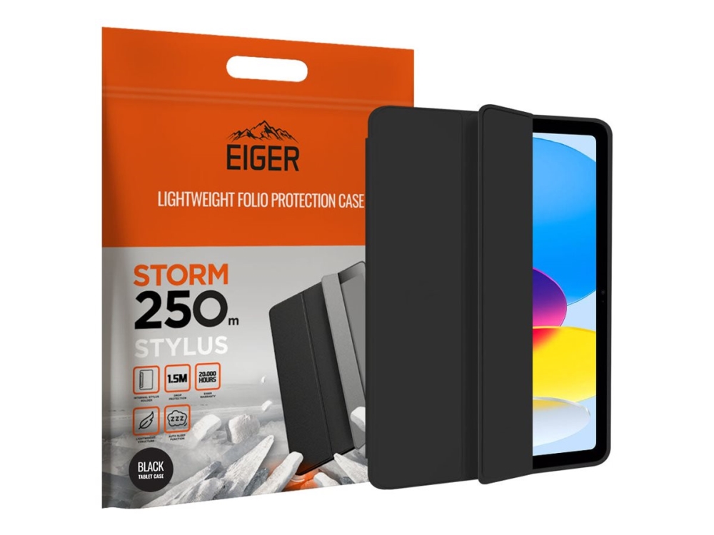 Eiger Storm Stylus 250M Tasche Ipad 10.9 2022 Schwarz ( Egsr00136 )