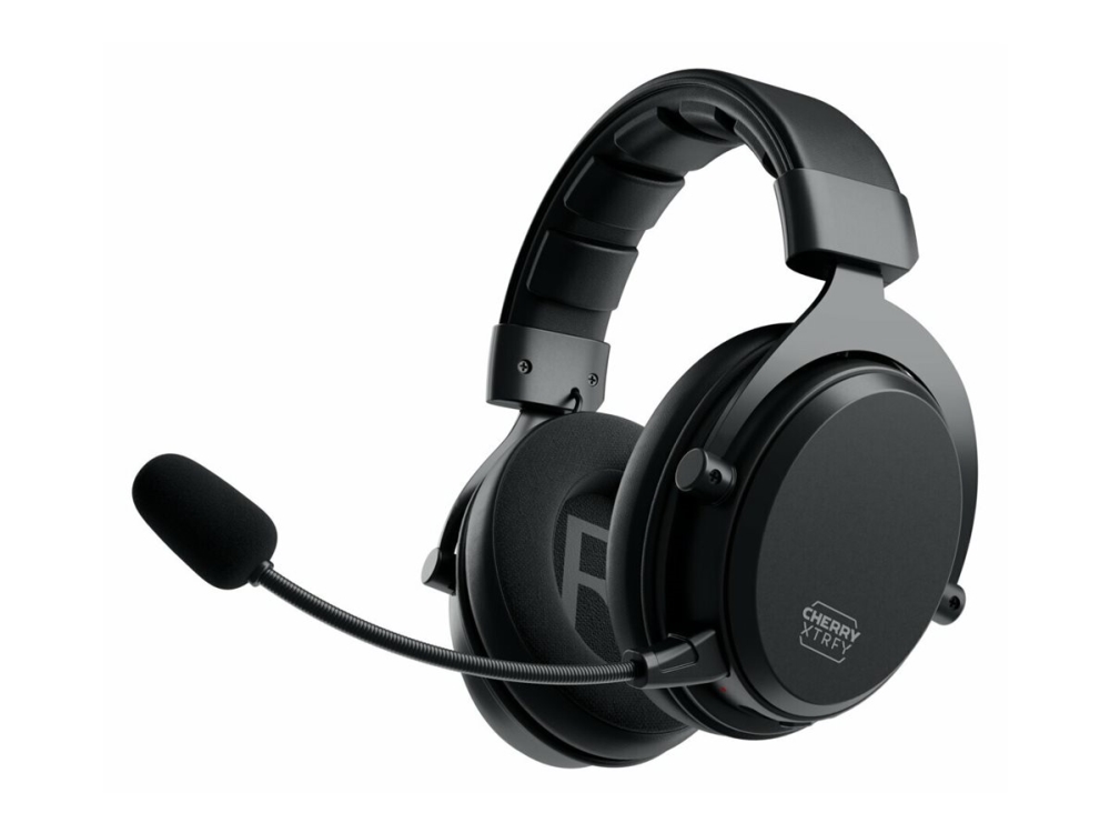CHERRY XTRFY H3 - Headset - fullstorlek - Bluetooth/radiofrekvens 2,4 GHz - trådlös - USB - svart | TV, Ljud & Bild - Hörlurar & Mikrofoner | GameStuff