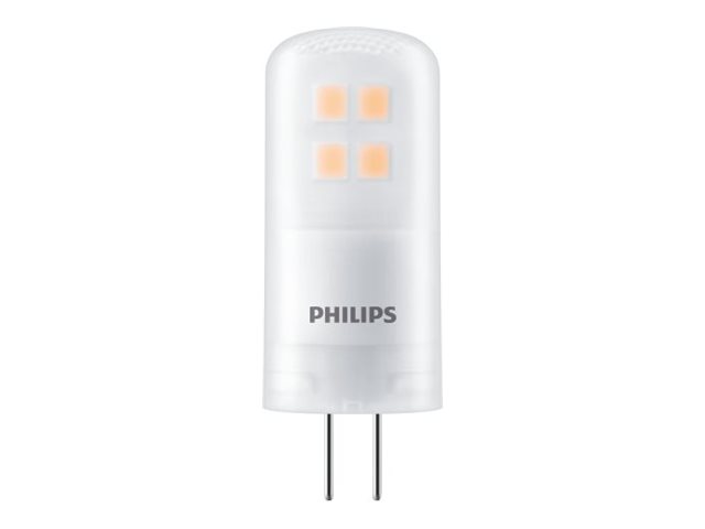 Philips CorePro - LED-glödlampa - form: kapsyl - glaserad finish - G4 - 2.1 W (motsvarande 20 W) - klass F - varmt vitt ljus - 2700 K | Belysning - Ljuskälla - Pin Ljuskälla | GameStuff