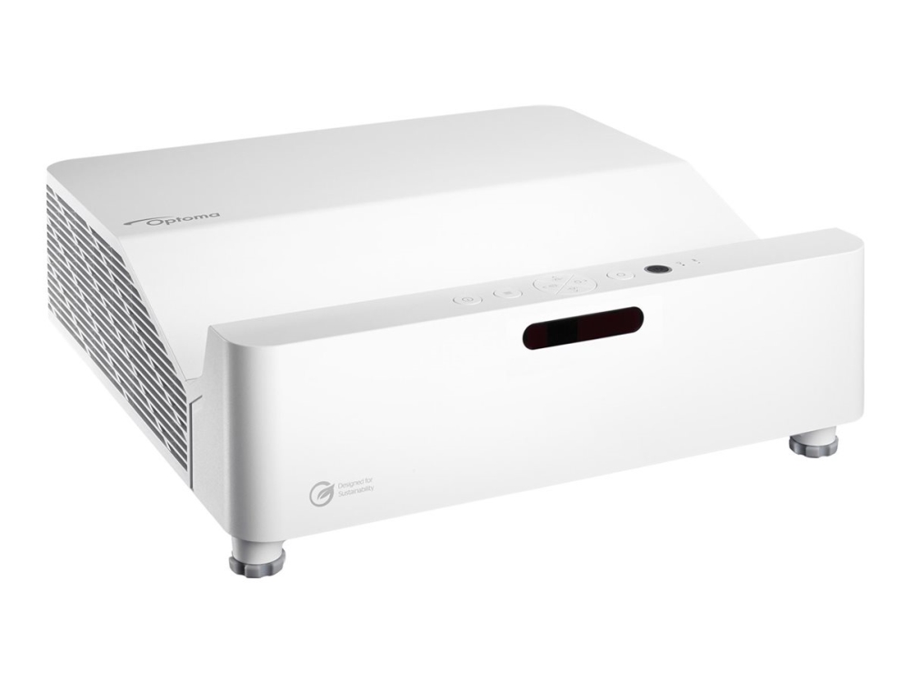 Optoma Zk420ust - Dlp-Projektor - Laser - 3D - 4200 Lumen - 3840 X 2160 - 16:9 - 4K - Ultrakort Kast Fikseret Objektiv - Hvid