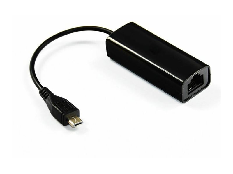MicroConnect - Netværksadapter - USB - Ethernet x 1 - sort