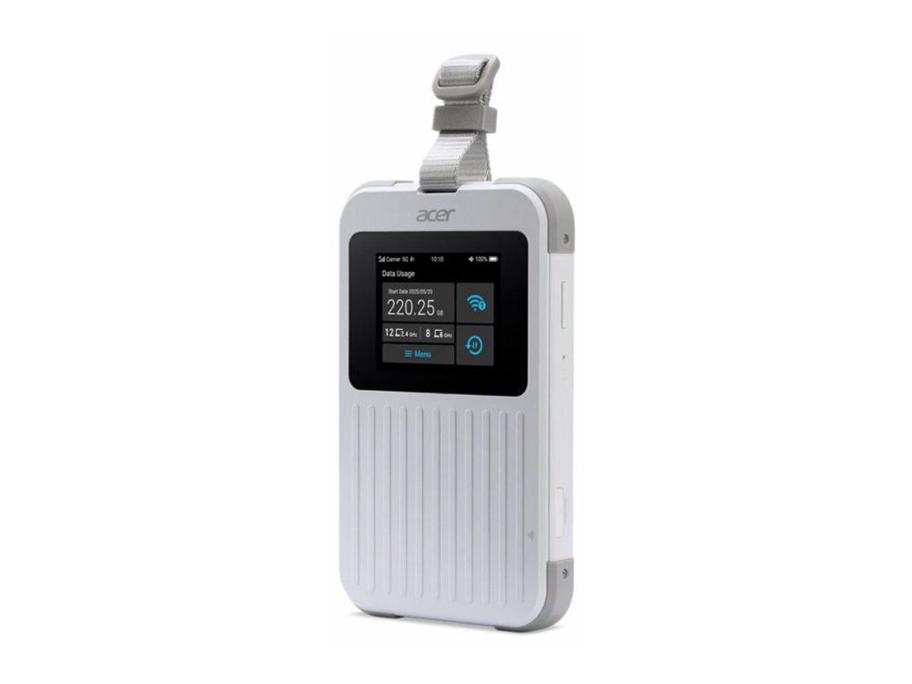 Acer - Mobilt hotspot - 5G LTE - 3.27 Gbps - Wi-Fi 5, Wi-Fi 6, NFC - med 1GB Data - for Acer P1258, P1358, P1558, P5550, S1287, S1387, XL2521  Chromebook Tab 311  Nitro V 15