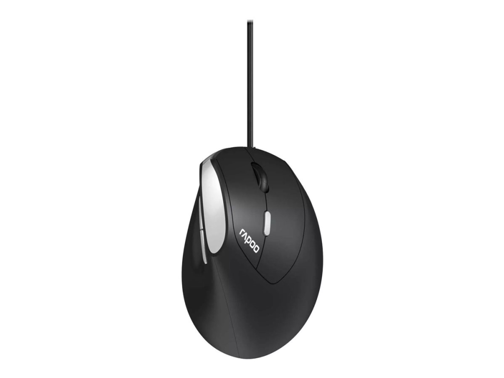 Rapoo Ev200, Rechts, Optisch, Usb Typ-A, 1600 Dpi, Schwarz, Silber