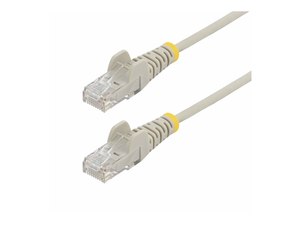 Startech.Com 5M Graues, Schlankes Cat6-Ethernet-Kabel, Zahnlos, 28Awg, Lszh - Patchkabel - Rj-45 (Stecker) Zu Rj-45 (Stecker) - 5M - 3,6Mm - Utp - Ca