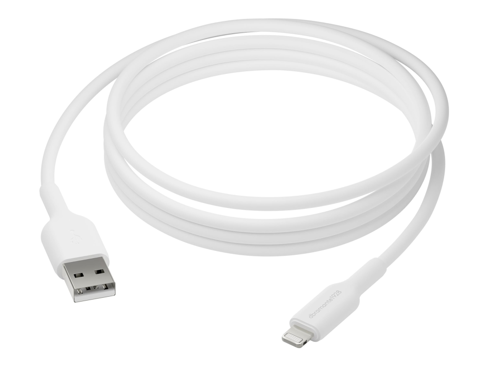 Dbramante1928 Re-Charge - Lightning-Kabel - Usb Han Til Lightning Han - 2 M - Hvid
