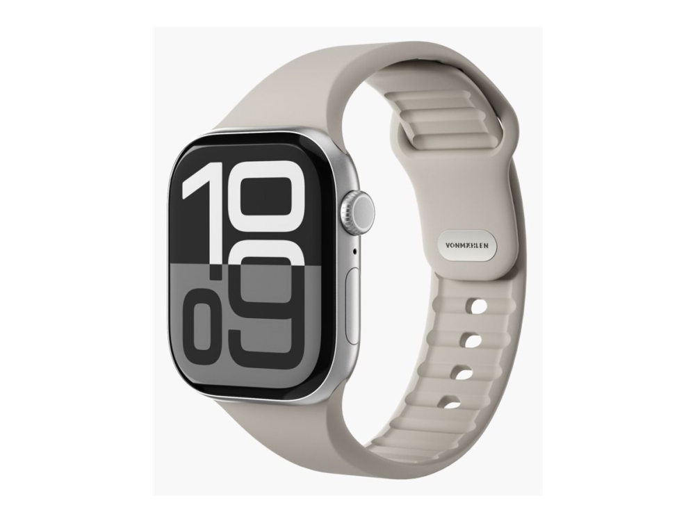 Vonmählen Classic Band 2 - Rem For Smart Watch - 44/45/46/49 Mm - Fløde - For Apple Watch Hermès Series 9, Se 3, Series 10, Series 11, Series 9, Ultr