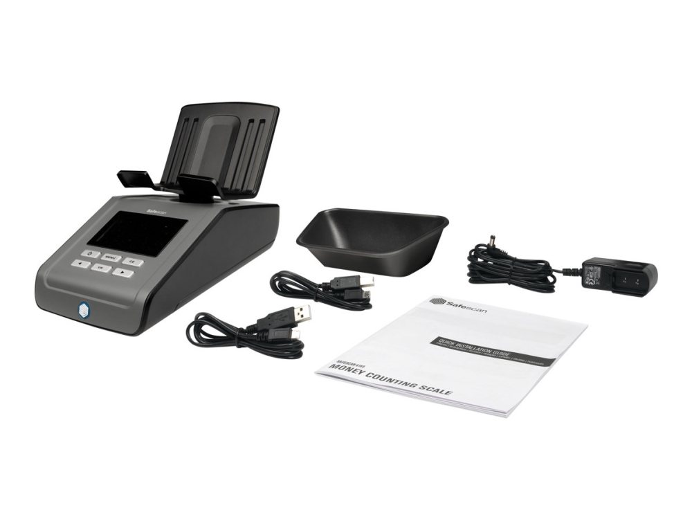 Safescan 6165(G3) Kolikko- ja setelivaaka musta