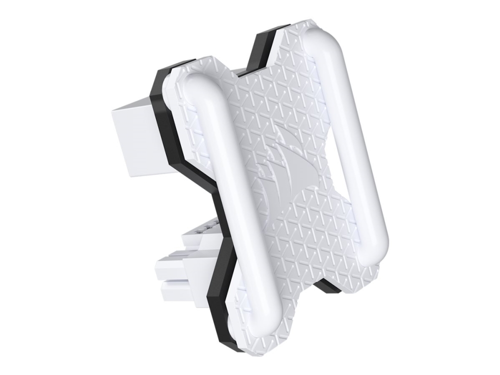 CORSAIR - Strömadapter - 12V 2x6 PCIE 5.1 (hane) vinklad till 12V 2x6 PCIE 5.1 (hona) vinklad - vit | Datorkomponenter - Grafikkort & Tilbehör - Tillbehör | GameStuff