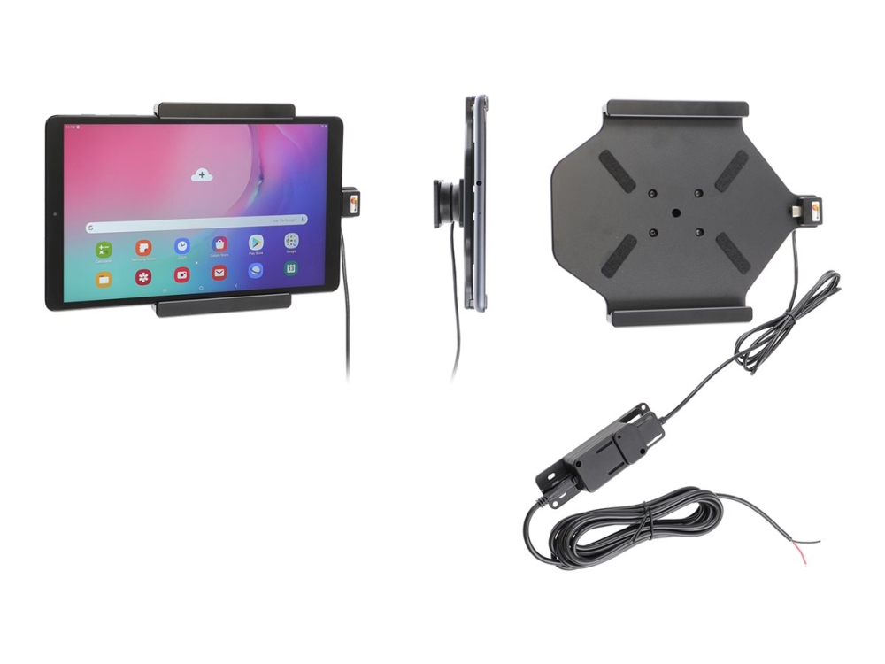 Brodit - Laddningshållare för bil - aktiv, för fast installation - 2 A - svart | Tele & GPS - Batteri & Laddare - Billaddare | GameStuff