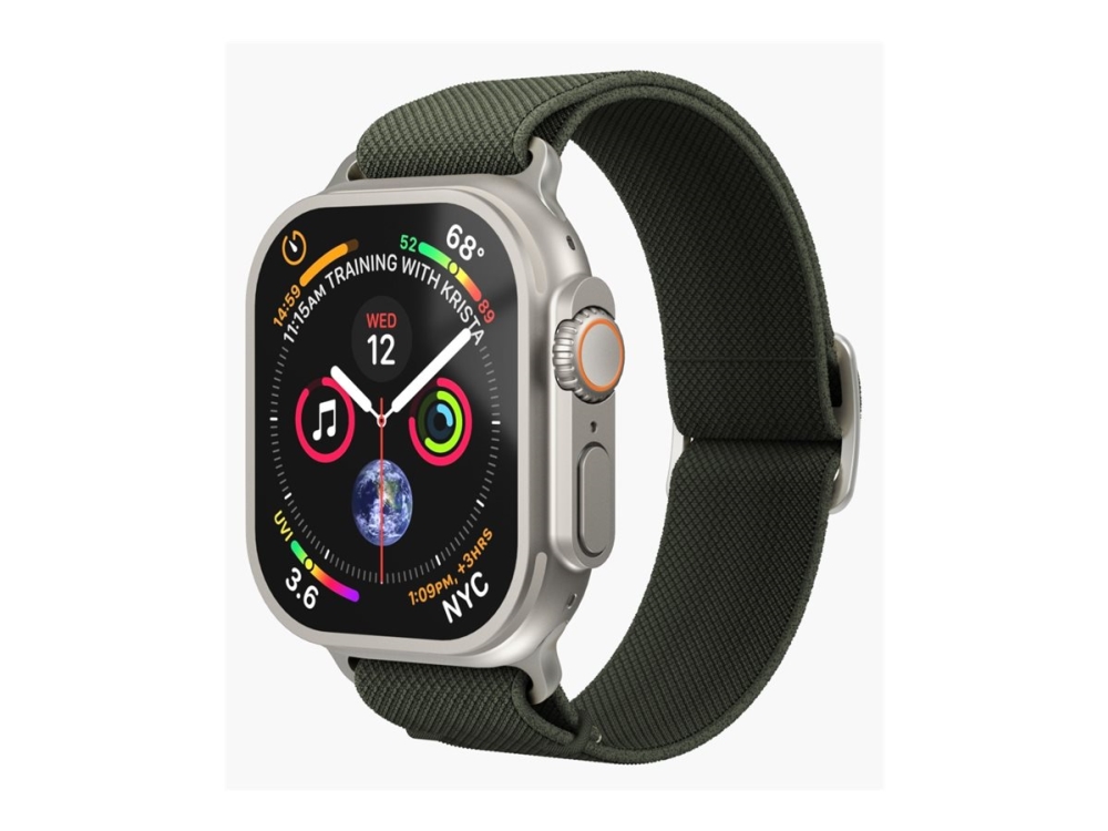 Vonmählen - Løkke For Smart Watch - Nylon - Olivengrøn - For Apple Watch (40 Mm, 41 Mm, 42 Mm)