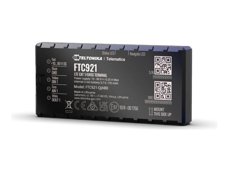 Teltonika Ftc921 - Gps/Glonass/Galileo/Beidou/Qzss-Sporingsenhed - 128 Mb (Pakke Med 10)