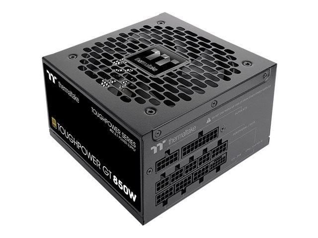 Thermaltake ToughPower GT 850W - Nätaggregat (intern) - ATX12V 3.1/ EPS12V - 80 PLUS Gold - AC 100-240 V - 850 Watt - aktive PFC - svart | Datorkomponenter - Nätaggregat - Dator/Server nätaggregat | GameStuff